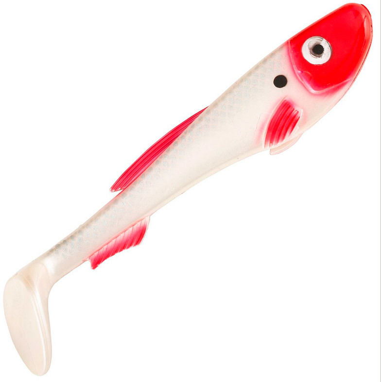 Мягкая приманка Abu Garcia Beast Paddle Tail (17 см) Red Head (упаковка - 2 шт)