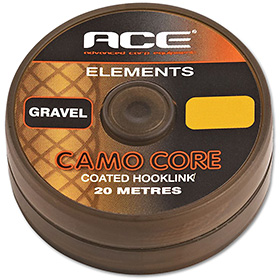 Поводковый материал в оболочке Ace Camo Core - Gravel