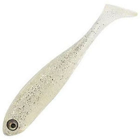 Приманка Adusta Penta Shad 4 (10см) 013 Clear Silver Glitter S (упаковка - 5шт)