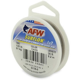Поводковый материал AFW Surflon Camo 1x7 27кг 9.2м D060T-0