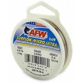 Поводковый материал AFW Surflon Micro Ultra Camo 1x19 5кг/5м DM19-11-A