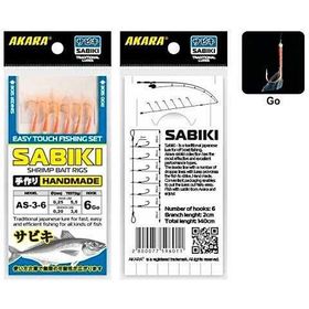 Сабик Akara Shrimp Bait Rigs 3 Ni №6 (6 шт)
