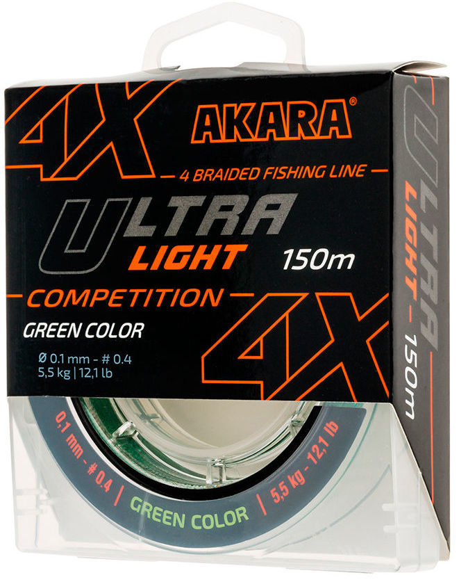 Шнур Akara Ultra Light Competition 150м 0.06мм (Green)