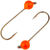 Форелевая джиг-головка Akara Trout Time Шар вольфрам №4 (0.7г) 4мм Orange (3шт)