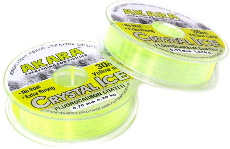 Леска Akara Crystal Ice 30м 0.08мм (Yellow)