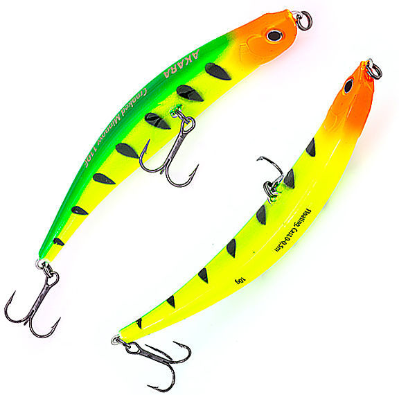 Воблер Akara Crooked Minnow 110F (10г) A102