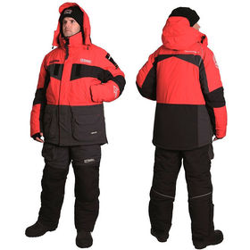 Костюм Alaskan NewPolar 2.0 (красный/серый/черный) р.S (куртка+полукомбинезон)