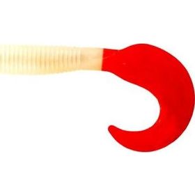 Приманка съедобная ALLVEGA Flutter Tail Grub 8см 3,6г (7шт.) цвет solid pearl RT