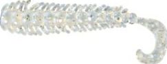 Приманка съедобная ALLVEGA Little Creepy 5см 0,65г (10шт.) цвет pearl silver flake