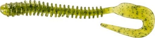 Приманка съедобная ALLVEGA Monster Worm 10см 3,3г (6шт.) цвет green pumpkin