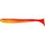 Приманка съедобная ALLVEGA Skinny Tail 7,5см 2,5г (7шт.) цвет orange back silver flake
