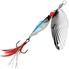 Блесна Aqua Fish Shell-4 с оперением (21г) 06 (серебро)