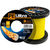Леска плетеная Aqua PE Ultra Elite Yellow 1500 м 0.14 мм (желтая)