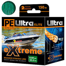 Леска Aqua PE Ultra Extreme 150 м 0.80 мм (зеленая)