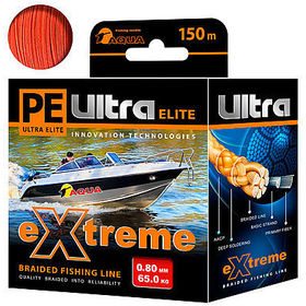 Леска Aqua PE Ultra Extreme 150 м 0.80 мм (красная)