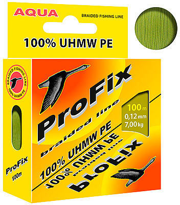 Леска плетеная Aqua ProFix Olive 100 м 0.06 мм (оливковая)