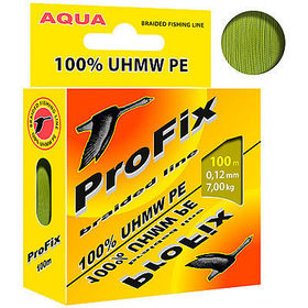 Леска плетеная Aqua ProFix Olive 100 м 0.06 мм (оливковая)