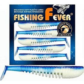 Риппер Aqua FishingFever Comb (7 см) 006 бело-синий (упаковка - 5 шт)