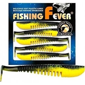 Риппер Aqua FishingFever Comb (7 см) 061 желто-черный (упаковка - 5 шт)