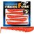 Риппер Aqua FishingFever Comb (7 см) WH10 красный с крапинками (упаковка - 5 шт)