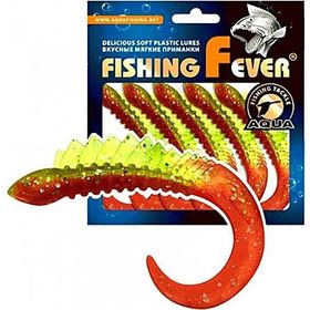 Твистер Aqua FishingFever Real (6.5 см) 17NAM (упаковка - 5 шт)