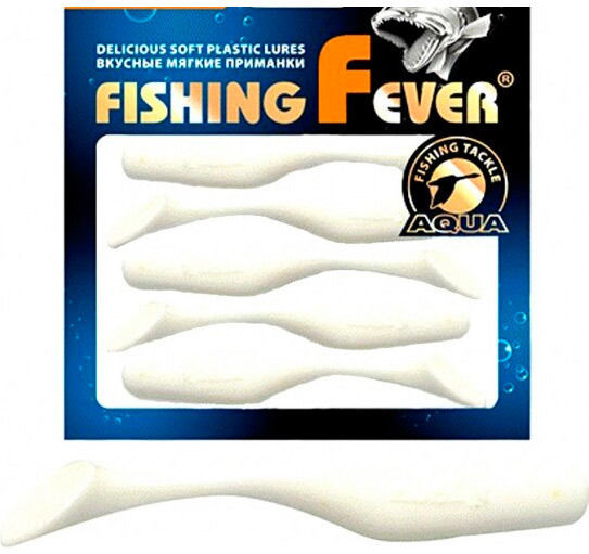 Риппер Aqua FishingFever Rex (8 см) 001 белый (упаковка - 5 шт)