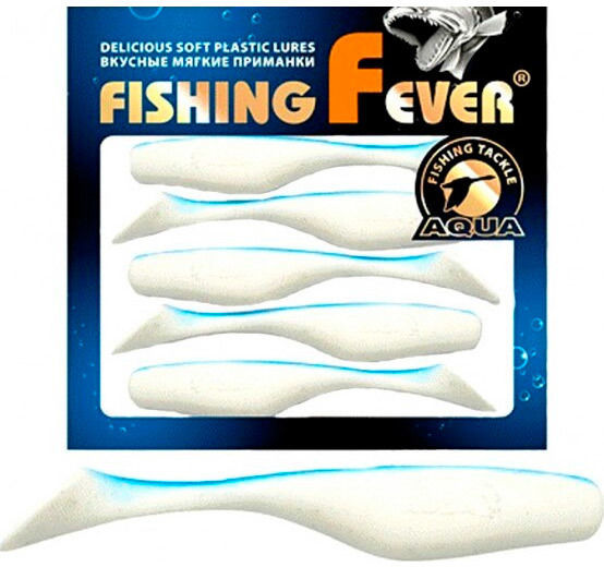 Риппер Aqua FishingFever Rex (8 см) 006 бело-синий (упаковка - 5 шт)