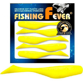 Риппер Aqua FishingFever Rex (8 см) 055 желтый (упаковка - 5 шт)