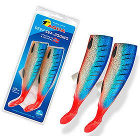 Риппер для морской джигголовки большой Aqua (2.2 см) Mackerel №4 (упаковка - 2 шт)
