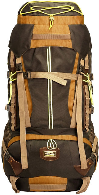 Рюкзак Aquatic Р-75+10С (трекинговый) темно-коричневый