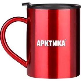 Термокружка с крышкой Арктика 802 красный 0,300л