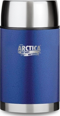 Термос Арктика 306 синий супер-шир. гор. 0,800л