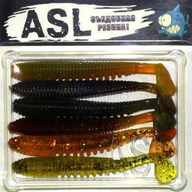 Силиконовая приманка ASL Аваруна (10см) Mix 2 (упаковка - 5шт)