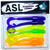 Силиконовая приманка ASL Джим (10см) mix 3 (упаковка - 5шт)
