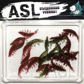 Силиконовая приманка ASL Мормыш (Гаммарус) (2.1см) mix-2 (упаковка - 30шт)