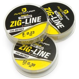 Леска AVID CARP Zig Line Two Tone, 0.23мм