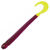 Силиконовая приманка B Fish & Tackle Ringworm 4 (10.1см) Purple Chartreuse Tail
