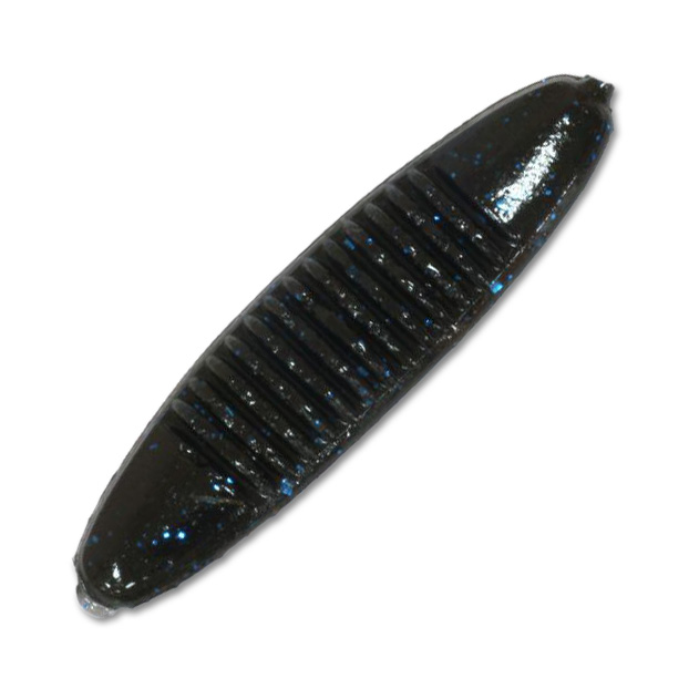 Мягкая приманка Bait Breath Leaf 1.5 (3.8 см) black/blue 141 (упаковка - 10 шт)