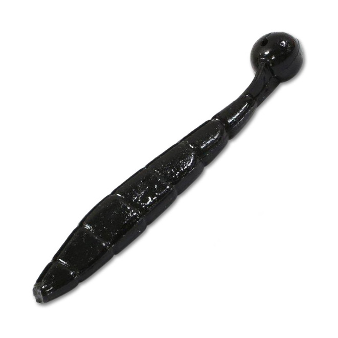Виброхвост Bait Breath Nami-Kyu 3.5 (8.8 см) solid black 003 (упаковка - 4 шт)