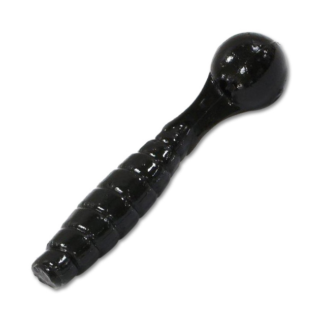 Виброхвост Bait Breath O-Go-Kyu 2 (5 см) solid black 003 (упаковка - 8 шт)