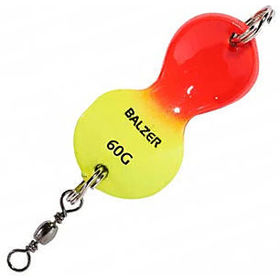 Блесна Balzer Fladfish Spoon (40г) Orange-Yellow