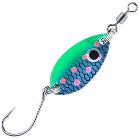 Блесна Balzer Trout Attack Leaf (1.5 г) Blue Pink Spots