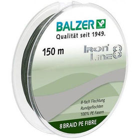 Леска Balzer Iron Line 8x Green 150 m 0.08 mm (зеленая)