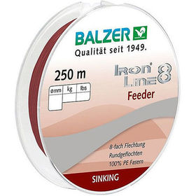 Леска плетеная Balzer Iron Line Feeder 8Х 250м 0.10мм