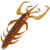 Силиконовая приманка Balzer Shirasu Mad Crab (6см) Hot Brown (упаковка - 3шт)