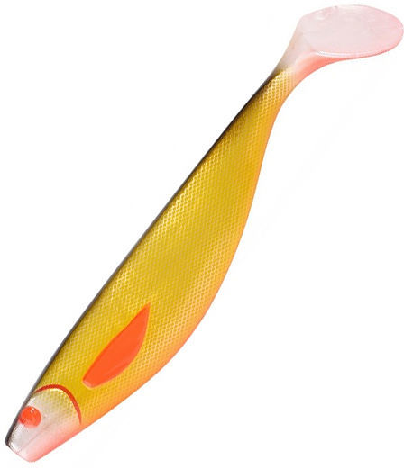 Виброхвост Balzer Shirasu Booster UV (10 см) Amber (упаковка - 7 шт)
