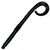 Силиконовая приманка Bass Assassin Worm 6 (15.2см) Black (упаковка - 15шт)