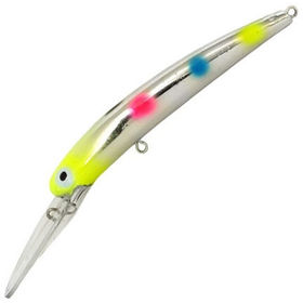 Воблер Bay Rat Long Drive 130F (13.2г) yellow wonderbread chrome