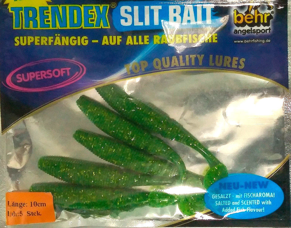 Виброхвост Behr Trendex Slit Bait (10см) 1 (упаковка - 5шт)