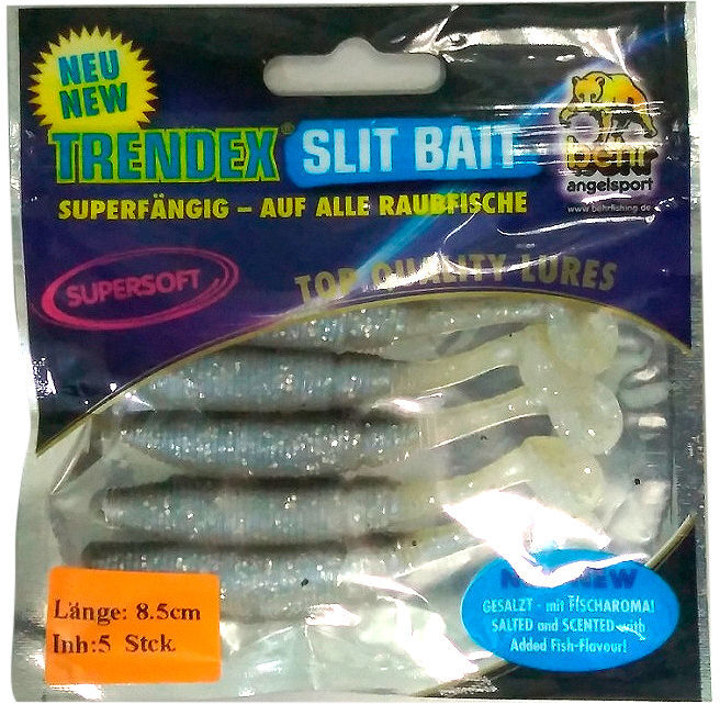 Виброхвост Behr Trendex Slit Bait (10см) 4 (упаковка - 5шт)
